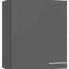 Optifit Küchen-Oberschrank Ingvar420 60 cm x 70,4 cm x 34,9 cm Anthrazit Matt* Schränke