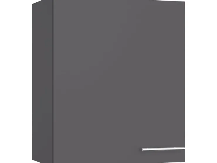 Optifit Küchen-Oberschrank Ingvar420 60 cm x 70,4 cm x 34,9 cm Anthrazit Matt* Schränke