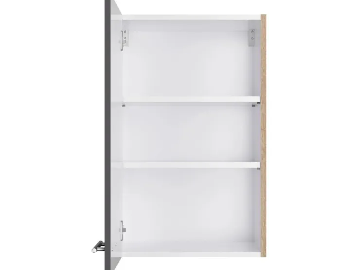 Optifit Küchen-Oberschrank Jonte984 45cm x 70,4cm x 34,9cm Anthrazit-Wildeiche* Möbelserien