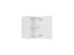 Optifit Küchen-Oberschrank 40 x 57,6 x 34,6 cm Luca932 Weiß Anthrazit