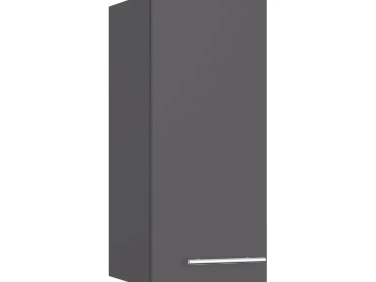 Optifit Küchen-Oberschrank Ingvar420 30 cm x 70,4 cm x 34,9 cm Anthrazit Matt* Möbelserien