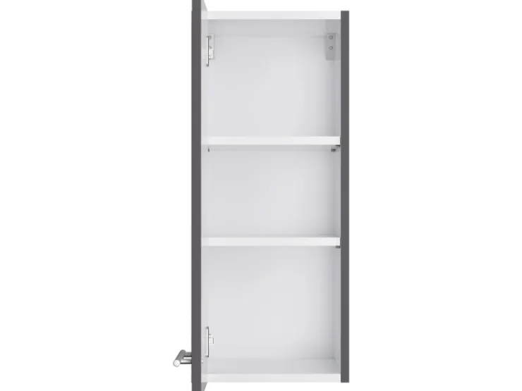 Optifit Küchen-Oberschrank Ingvar420 30 cm x 70,4 cm x 34,9 cm Anthrazit Matt* Möbelserien
