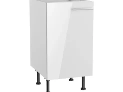 Optifit Küchen-Spülenunterschrank Rurik986 45 cm x 87 cm x 58,4 cm Weiß* Schränke