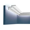 ORAC DECOR C390 MODERN STEPS Eckleiste Zierleiste Indirekte Beleuchtung 2 m 200 cm x 6 cm x 10 cm Weiß* Zierprofile