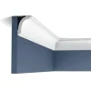ORAC DECOR CB523N BASIXX Stuck Dekor Zierprofil Zier-Eck-Wand-Decken-Leiste 2 m 200 cm x 5,9 cm x 4,4 cm Weiß* Zierprofile