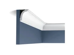 ORAC DECOR CB523N BASIXX Stuck Dekor Zierprofil Zier-Eck-Wand-Decken-Leiste 2 m 200 cm x 5,9 cm x 4,4 cm Weiß* Zierprofile