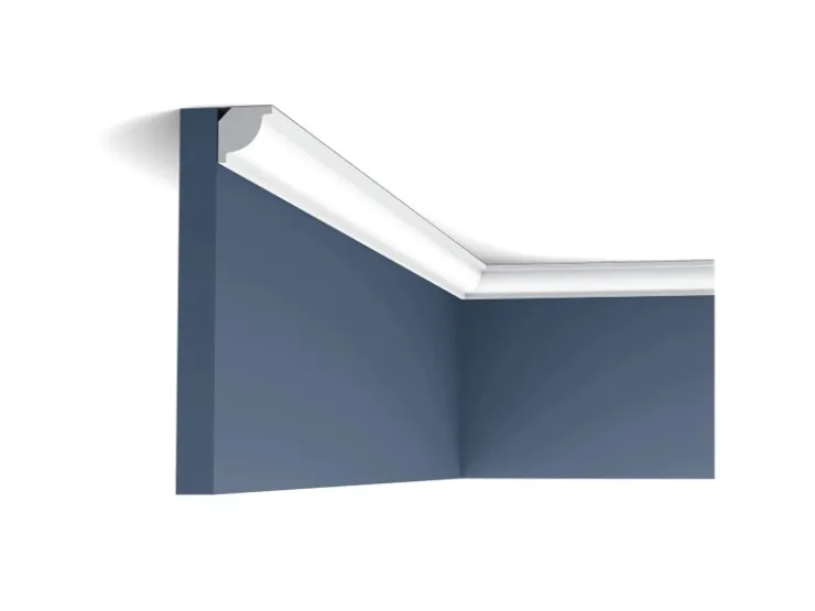 ORAC DECOR CX132 AXXENT Profilleiste Stuck Decken Eck-Leiste Zierelement 2 m 200 cm x 2 cm x 2 cm Weiß* Zierprofile