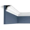 ORAC DECOR CX124 AXXENT Stuck Eckleiste Wand-Decken-Leiste Profil Zierelement 2m 200 cm x 4,9 cm x 4,9 cm Weiß