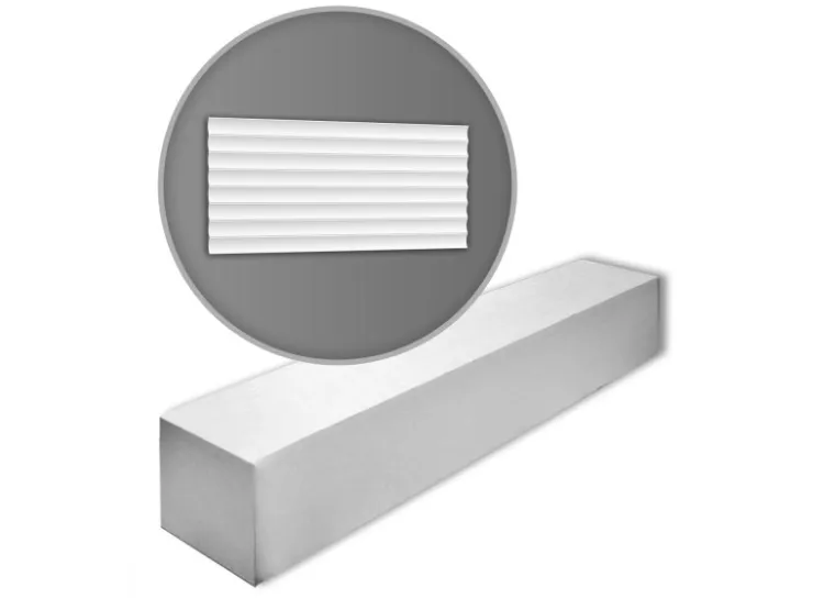 ORAC DECOR W109-Box MODERN 3D Wandpaneele 1 Karton mit 12 Zierlementen Weiß* TV-Wände