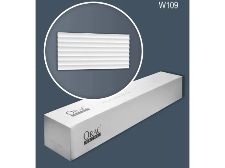 ORAC DECOR W109-Box MODERN 3D Wandpaneele 1 Karton mit 12 Zierlementen Weiß* TV-Wände