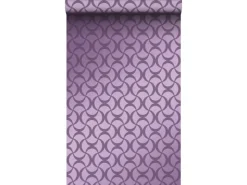 Origin-luxury wallcoverings Origin Wallcoverings Tapete Grafisches Muster Lila 53 cm x 10,05 m 345736