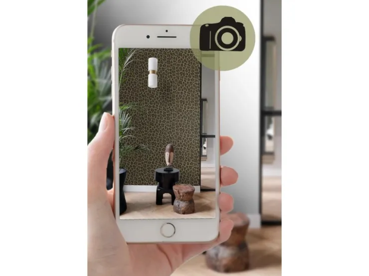 Origin-luxury wallcoverings Origin Wallcoverings Tapete Leopardenmuster Braun und Beige 53 cm x 10.05 m* Dekorative Tapeten