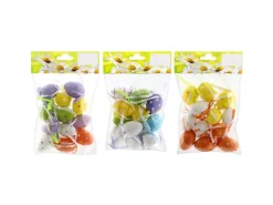 Ostereier-Set 12 Stück 3-fach sortiert 4 cm Bunt* Ostern