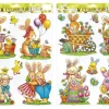 Ostern-Fensterbild mit Glitter 2-fach sortiert Bunt* Ostern
