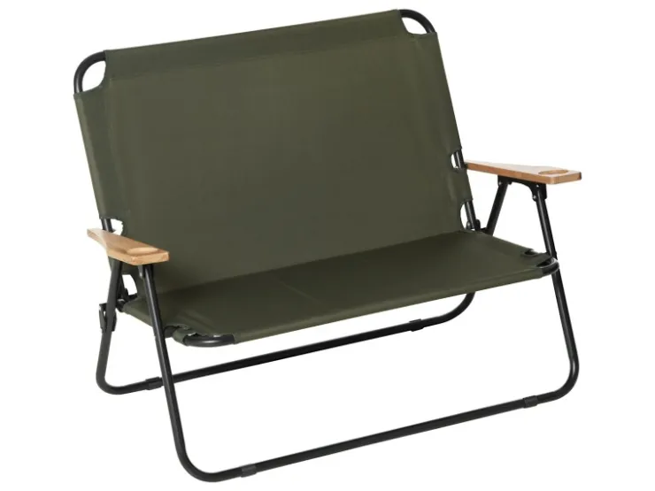 Outsunny Campingstuhl Stahl Oxfordstoff 114B x 67T x 80H cm
