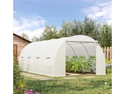 Outsunny Foliengewächshaus Pflanzenhaus 595 x 300 x 200 cm* Insektenschutz