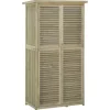 Outsunny Gartenschrank mit Asphaltdach 4 Fächer 87 x 46,5 x 160 cm* Aufbewahrung