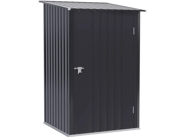 Outsunny Gerätehaus 0,92 m² mit Pultdach Abschließbar 100 x 103 x 160 cm