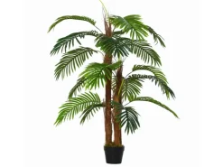 Outsunny Künstliche Pflanzen 120 cm mit Kunststofftopf* Kunstpflanzen