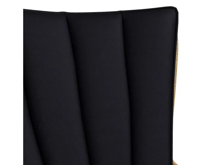 Outsunny Rattan-Sitzgruppe PE-Rattan Polyester 76L x 66B x 96H cm Schwarz