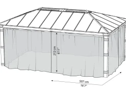 Palram - Canopia Insektenschutz für Pavillon Dallas 6100* Insektenschutz