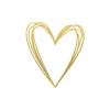 PPD Papierservietten mit Herz 16,5 cm x 16,5 cm 20 Stück Weiß-Gold FSC®* Tischtücher|Papier Servietten
