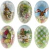 Papp-Ei zum Öffnen Ostermotive 9-fach sortiert 12,5 cm* Ostern