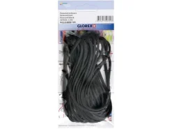 Paracord Nylonschnur Schwarz 2 x 4 mm, Länge 5 m* Schmuckbasteln