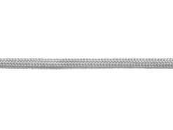 Paracord Nylonschnur Silbergrau 2 x 4 mm, Länge 5 m* Schmuckbasteln