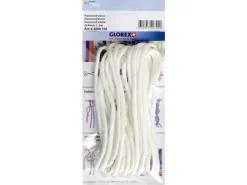 Paracord Nylonschnur Weiß 2 x 4 mm, Länge 5 m* Schmuckbasteln