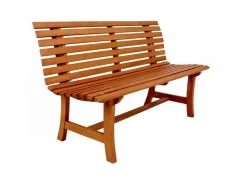 Garden Pleasure Parkbank Moreno 3-Sitzer Holz 93 x 140 x 67 cm* Sitzbänke