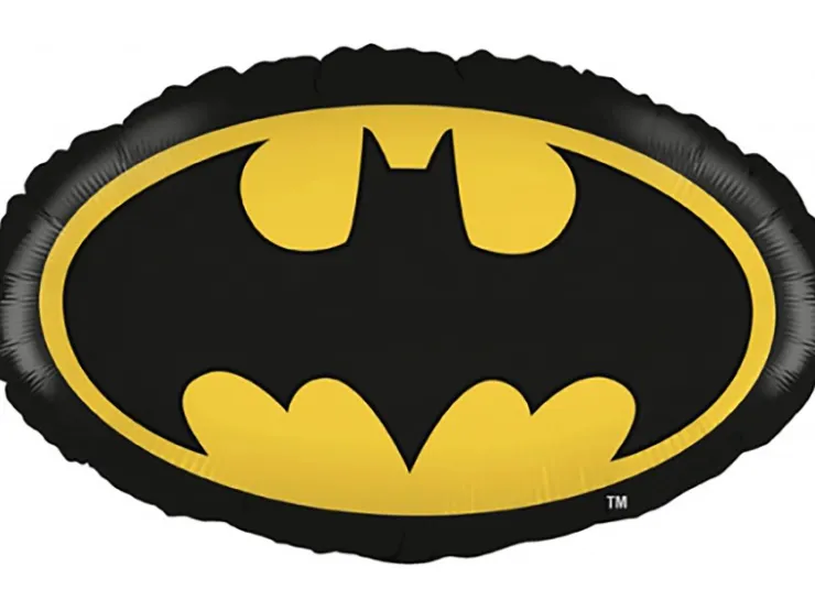 Party Factory Folienballon Batman Oval Ø 45 cm Logo Motiv 3* Geschenkartikel