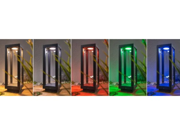 Paulmann Laterne Classic Plug & Shine Zigbee 3.0 IP44 RGBW+ 2 W Anthrazit* Laternen