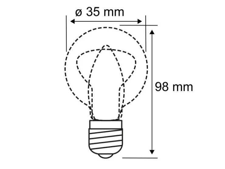 Paulmann LED-Kerze Filament Plug & Shine 24 V 2 W 1900 K Dimmbar* Laternen