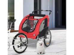 PawHut 2 in 1 Hundeanhänger Universalkupplung* Kleintierbedarf