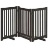 PawHut Absperrgitter Verstellbar Klappbar 155 x 1 5 x 76 cm