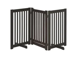 PawHut Absperrgitter Verstellbar Klappbar 155 x 1 5 x 76 cm