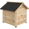 PawHut Entenstall aus Holz mit Kippdach Doppeltür 78 x 90 x 92 cm* Kleintierbedarf