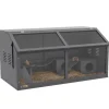 PawHut Hamsterkäfig 100cm mit Hängebrücke Leitern