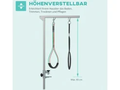 PawHut Haustier Fellpflege mit Klemme Haunch-Halter* Hundebedarf
