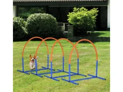 PawHut Hunde-Agility-Trainingsgeräte mit Tragetasche