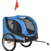 PawHut Hundeanhänger Hunde Fahrrad Anhänger Reflektor* Kleintierbedarf