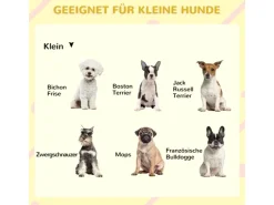 PawHut Hundehütte mit Terrasse