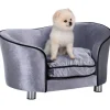 PawHut Hundesofa mit Kissen 69 x 49 x 38 cm
