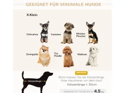 PawHut Hundesofa mit Kissen 69 x 49 x 38 cm