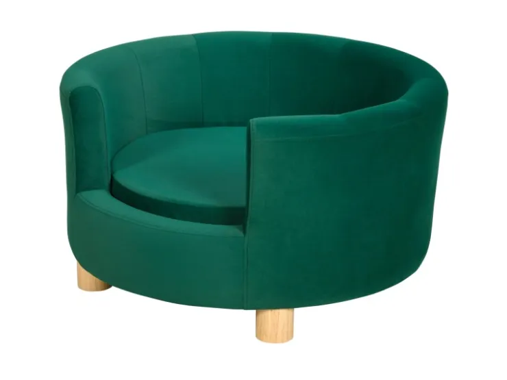 PawHut Hundesofa mit Rückenlehne und Holzbeine bis 4,5 kg* Sofas