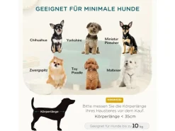 PawHut Hundesofa mit Rückenlehne und Holzbeine bis 4,5 kg* Sofas