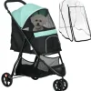 PawHut Hundewagen Polyester Stahl 80,5L x 51,5B x 100H cm* Hundebedarf