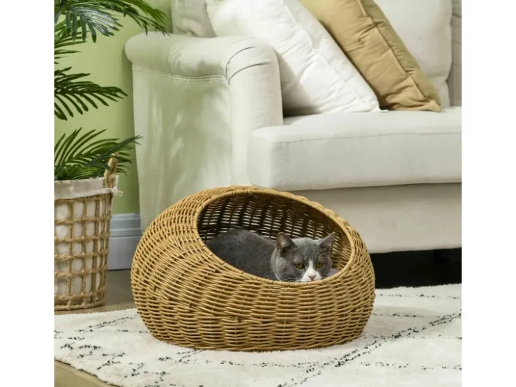 PawHut Katzenkorb mit Kissen Katzenhöhle* Katzenbedarf|Kissen