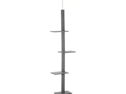 PawHut Kratzbaum Deckenhoch 228-260 cm mit 3 Ebenen Spielbaum* Katzenbedarf
